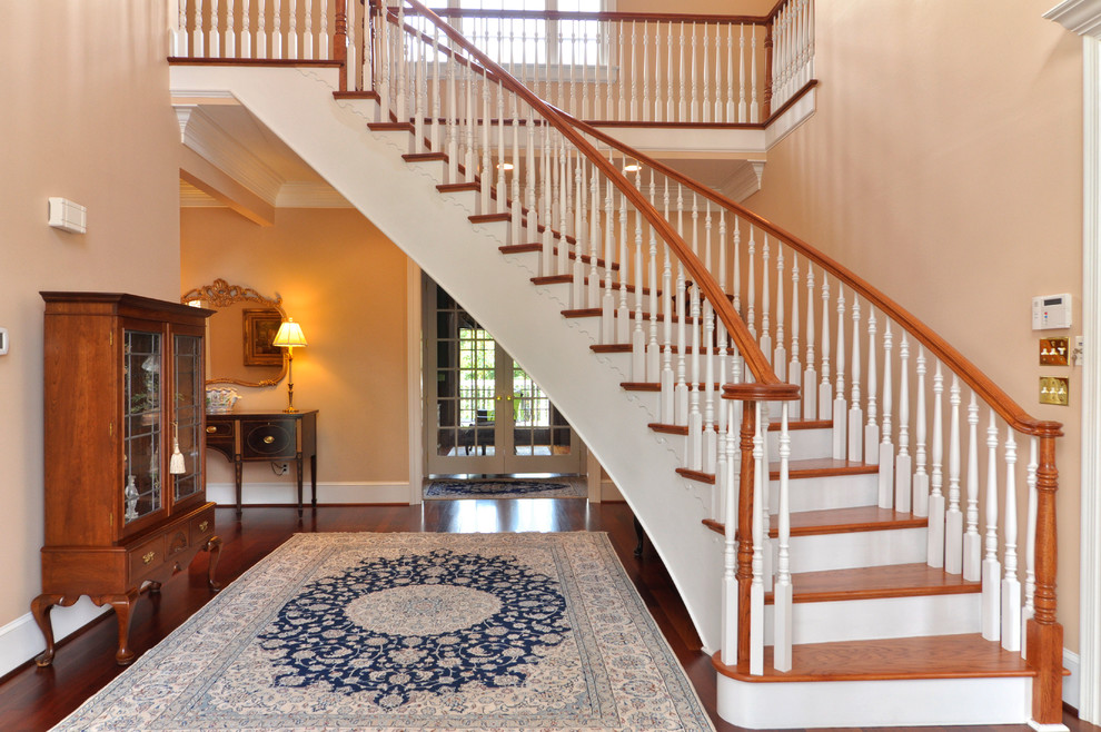 Inspiration for a timeless staircase remodel in Richmond