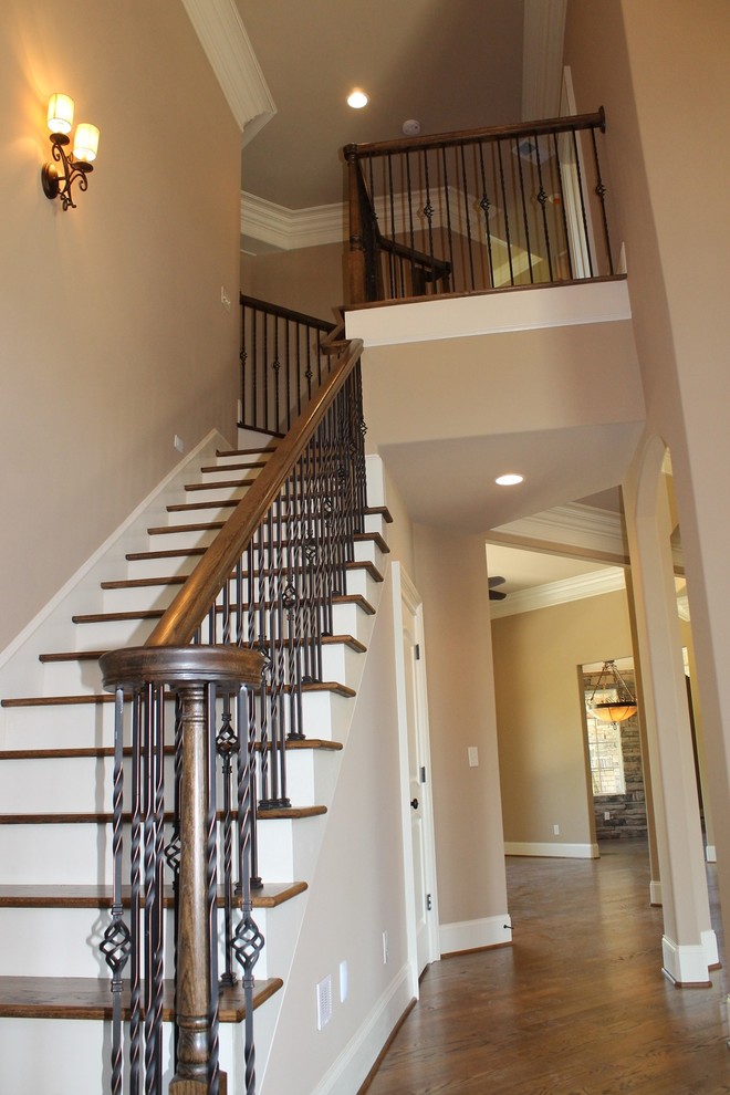 Inspiration for a timeless staircase remodel in Birmingham