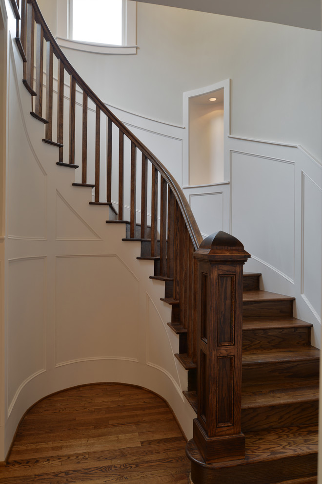 Inspiration for a timeless staircase remodel in Houston