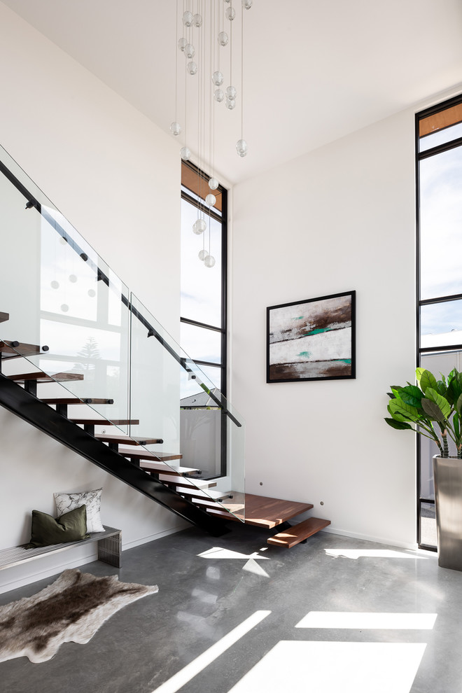 Staircase - contemporary staircase idea in Perth
