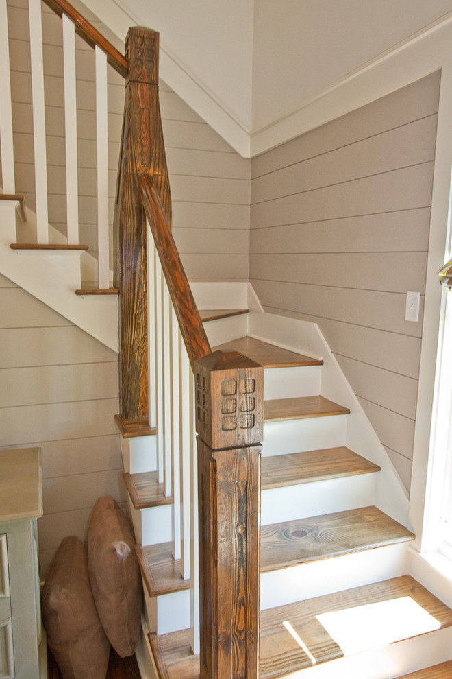 Inspiration for a coastal staircase remodel in Miami