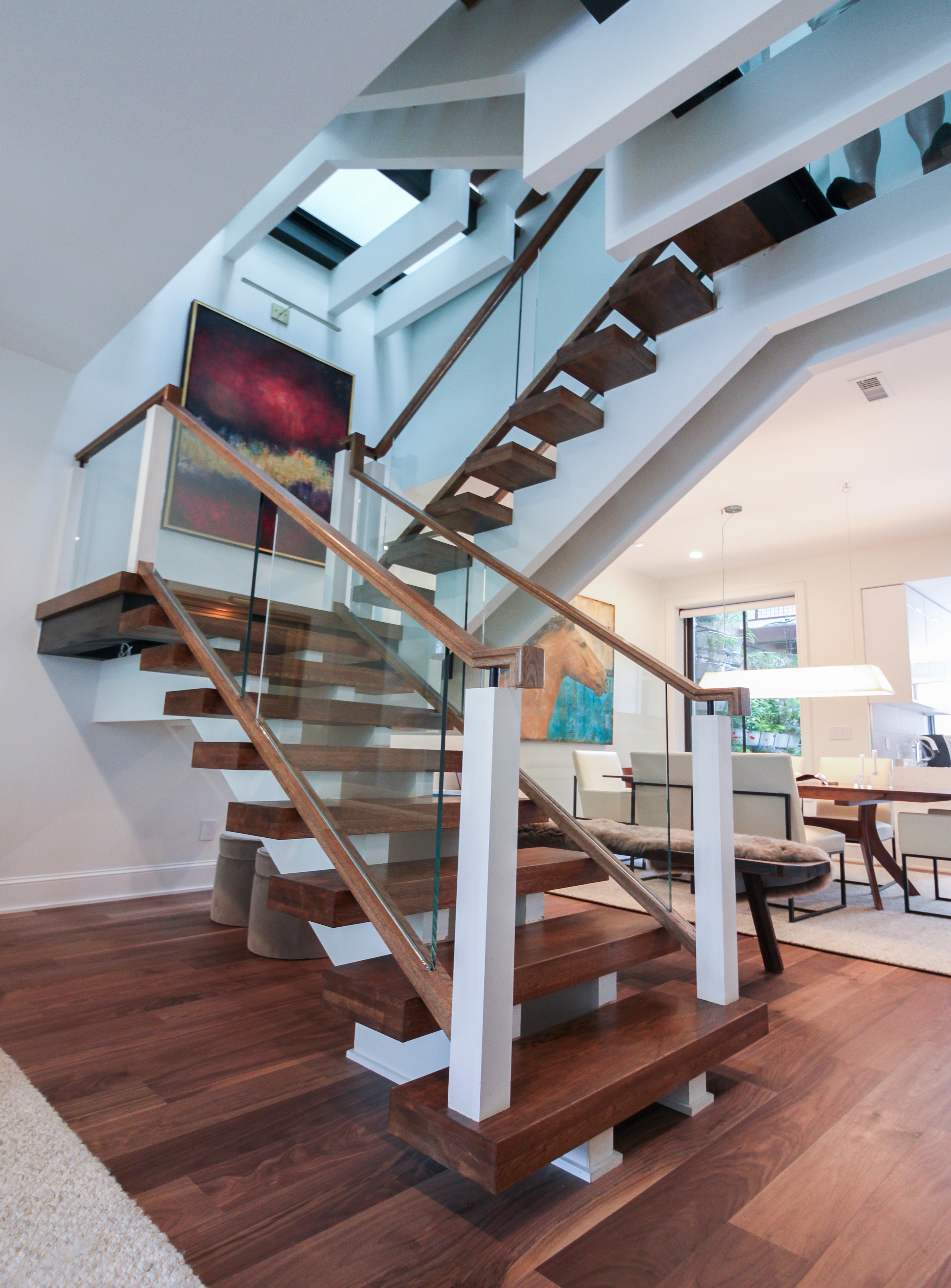 ガラスのおしゃれな階段の画像 75選 - 2025年4月 | Houzz (ハウズ)