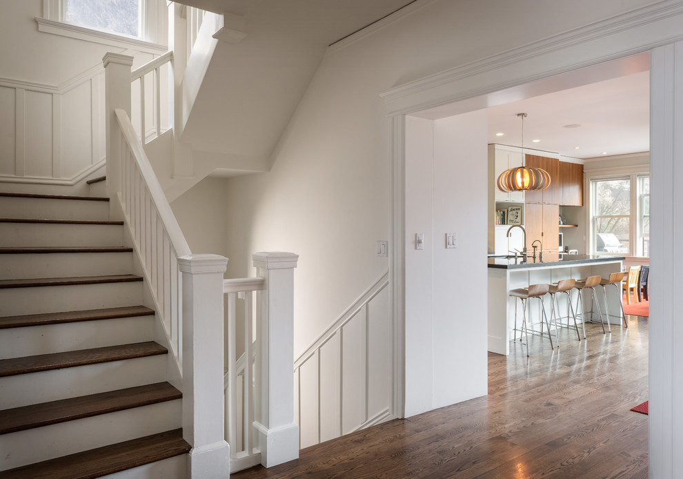 Inspiration for a contemporary staircase remodel in San Francisco