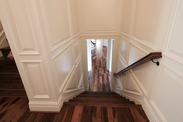 74_Exquisite Circular Stair with Metal Railing Panels, Highland MD ...