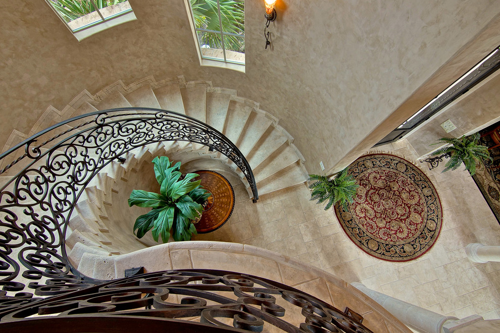 Tuscan staircase photo in Austin