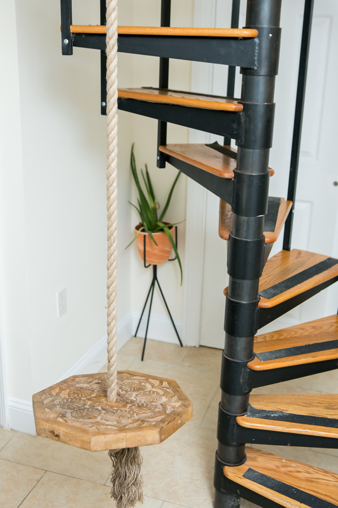 Shabby-Chic Treppe in New York