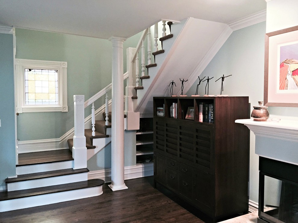Addition & Whole House Interior Remodel Staircase Chicago by