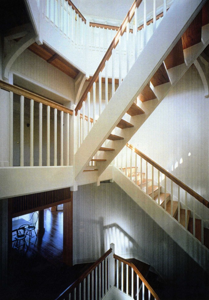 Bild på en vintage trappa