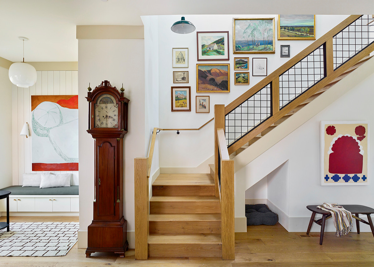 75 Beautiful Farmhouse Staircase Pictures Ideas July 2021 Houzz