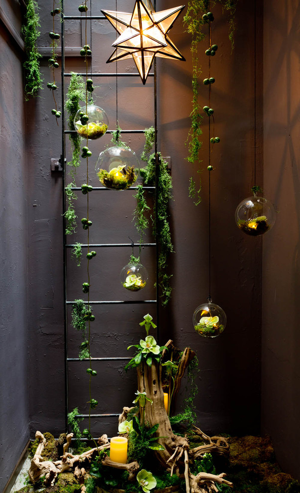 Example of a trendy staircase design in New York