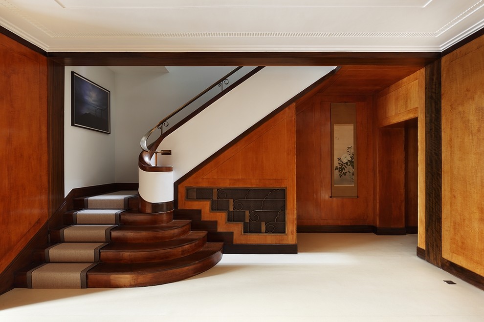 Art Deco Hallway & Staircase - Traditional - Staircase - London - by ...