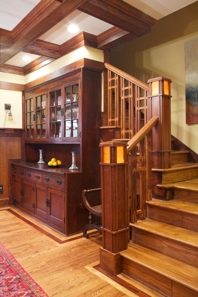 Arts & Crafts Traditional Staircase Atlanta by Copper Sky
