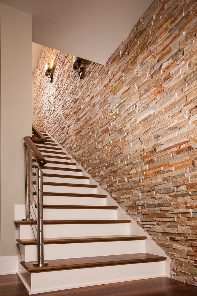 Inspiration for a traditional staircase in Atlanta.