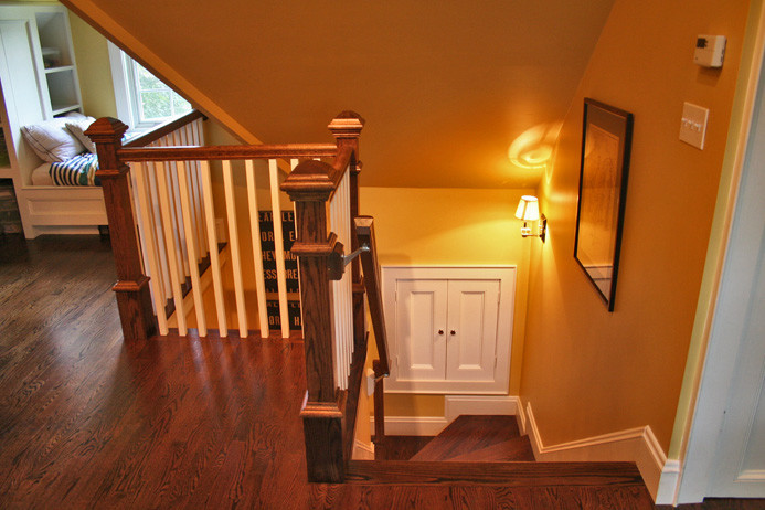 Inspiration for a timeless staircase remodel in Boston