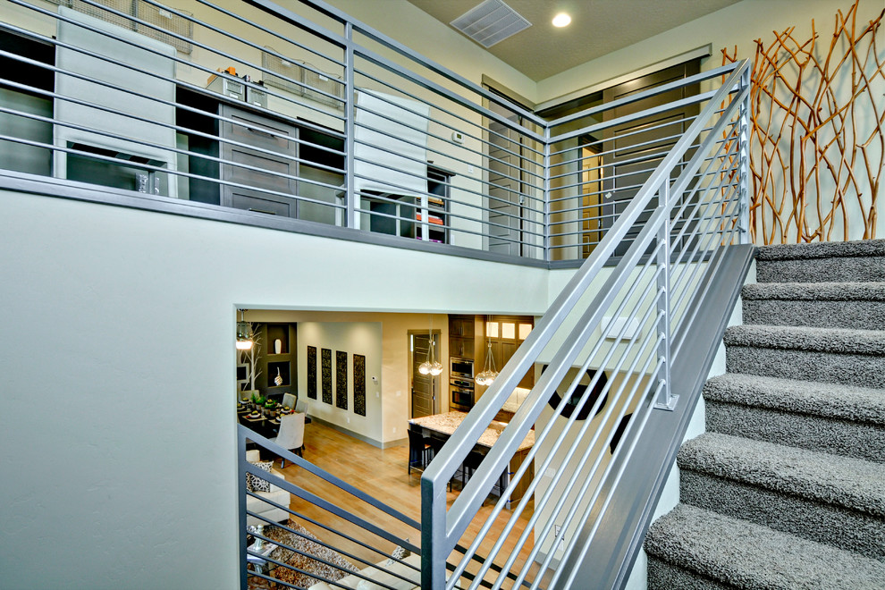 Design ideas for a contemporary staircase in Boise.