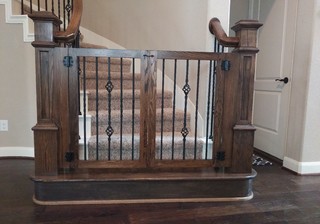 extra wide wooden baby gate