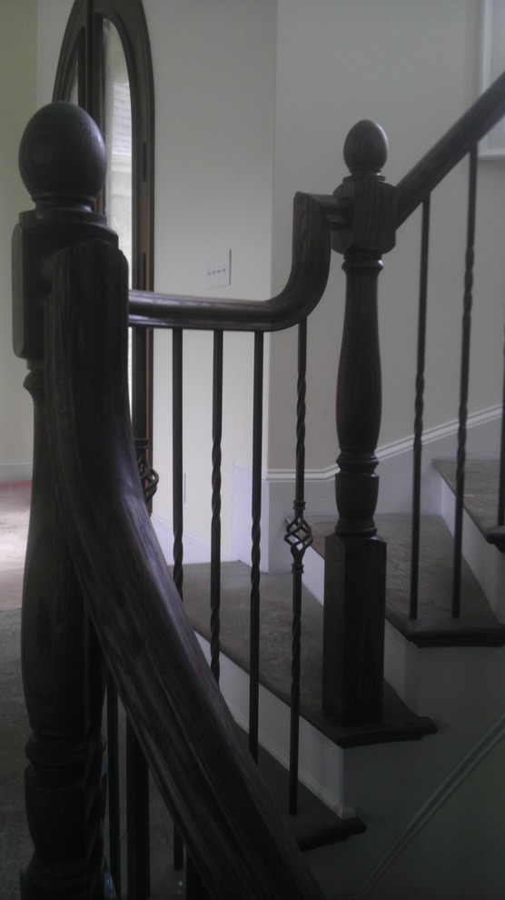 Foto på en vintage trappa