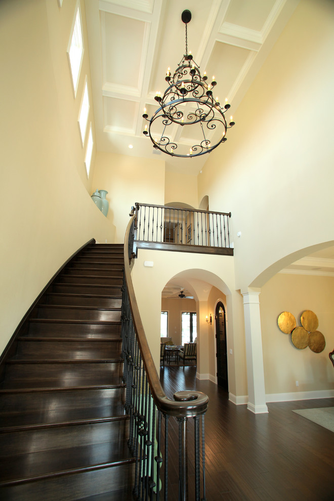Design ideas for a mediterranean staircase in Tampa.