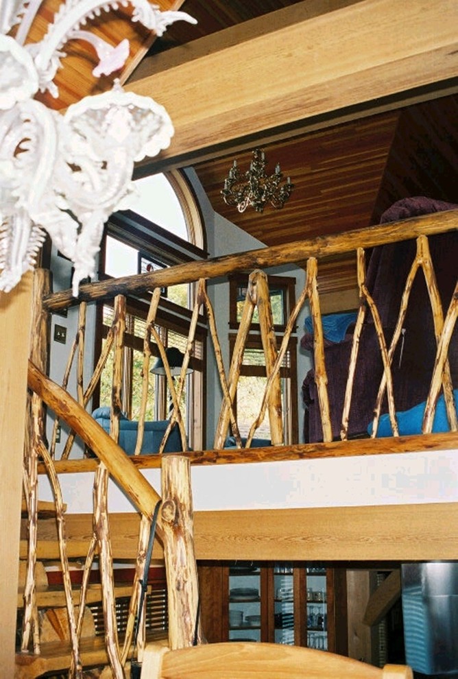 Maritim inredning av en trappa