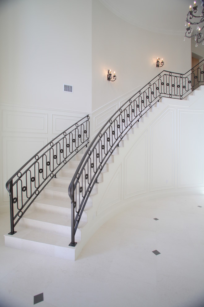 Mediterranean staircase in Tampa.