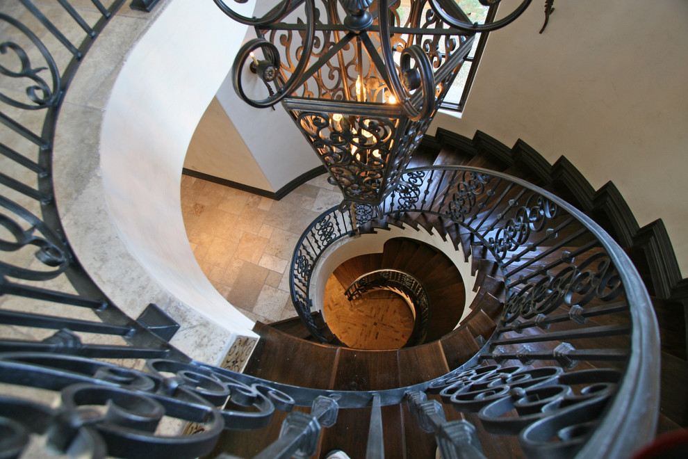Staircase - mediterranean staircase idea in Phoenix