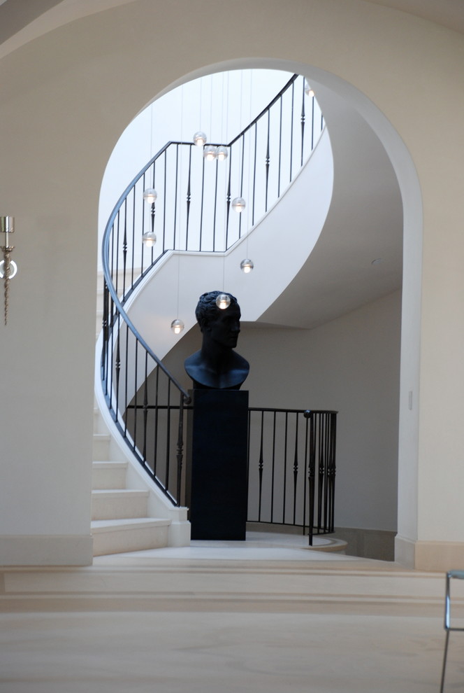 Staircase - mediterranean staircase idea in Orange County