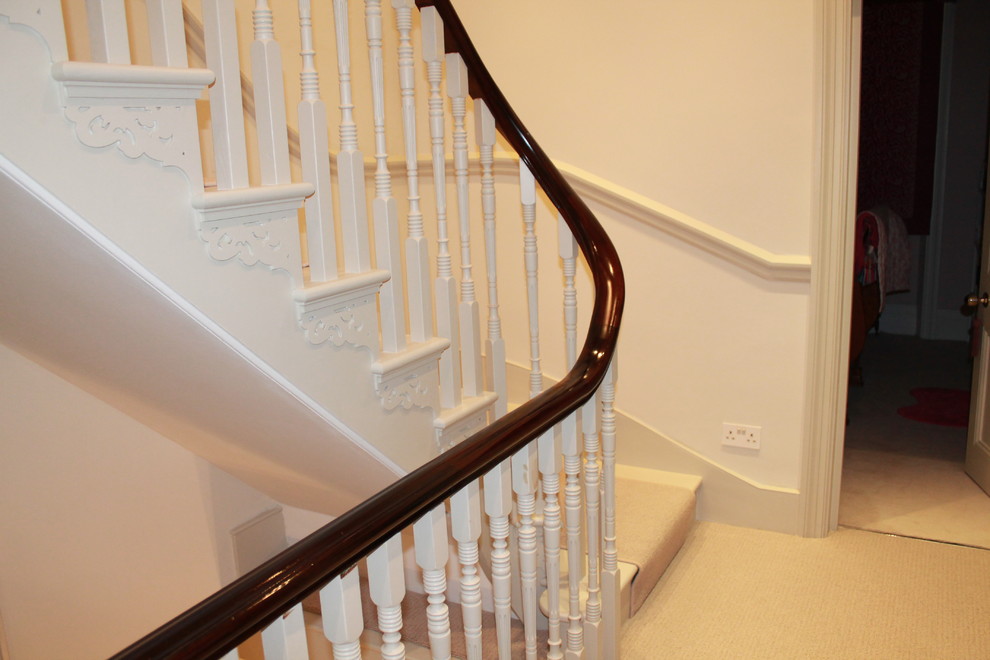Inspiration for a classic staircase in London.