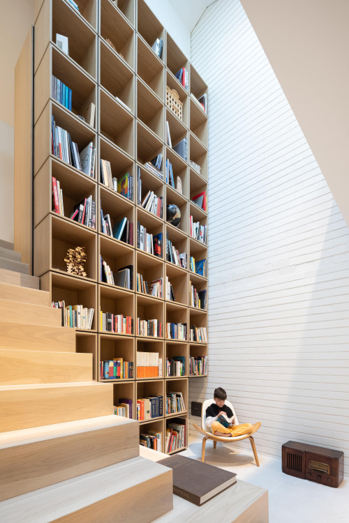 ultra modern home library