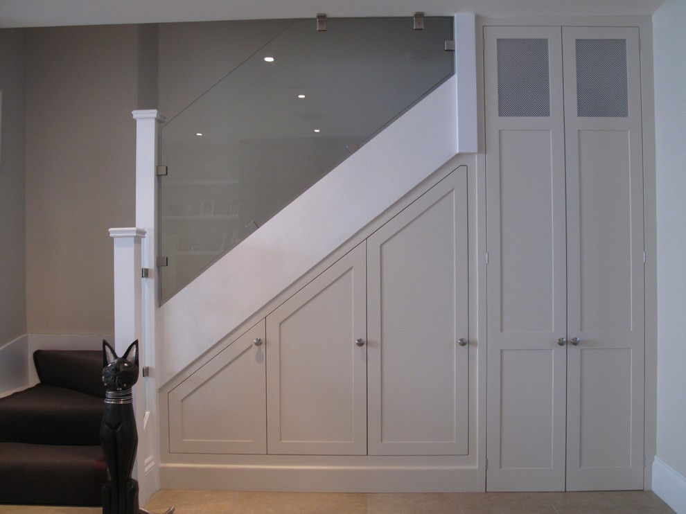 This is an example of a traditional staircase in Surrey.