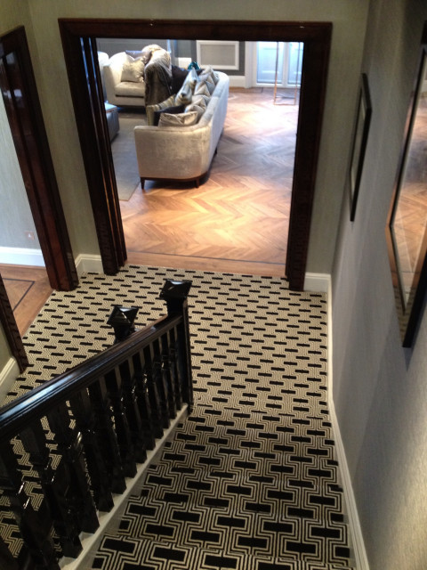 Bespoke Stair Carpets - Contemporáneo - Escalera - Londres - de Adam  Chalmers | Eaton Square | Flooring | Rugs | Houzz