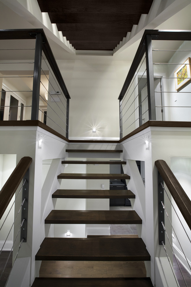 Staircase - contemporary staircase idea in Vancouver