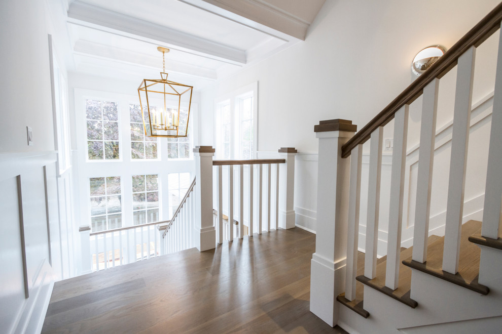 This is an example of a classic staircase.
