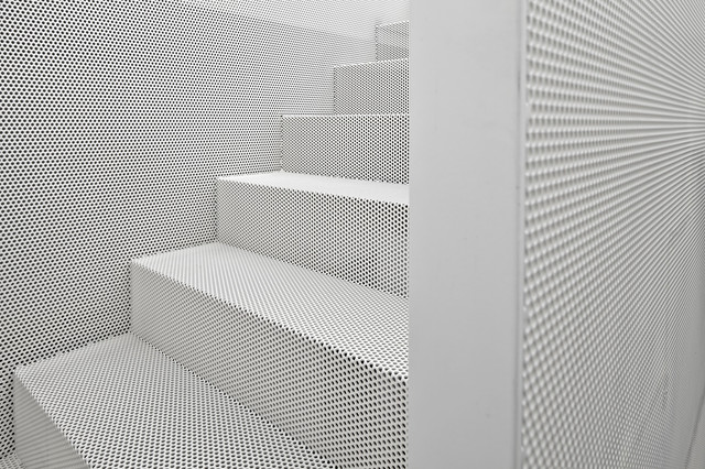 perforated metal stairs