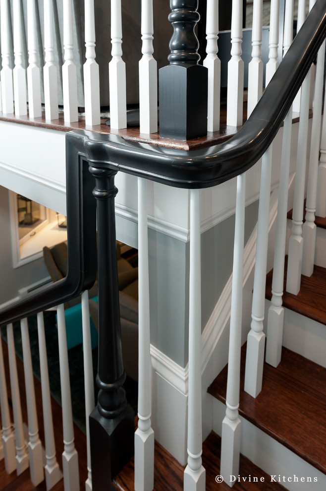 Design ideas for a classic staircase in Boston.