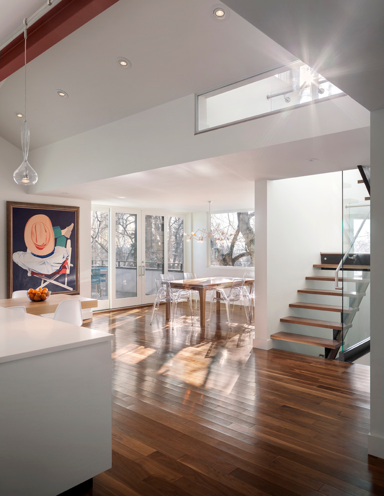 Boulder Newlands Remodel Modern Staircase Denver by Buildwell
