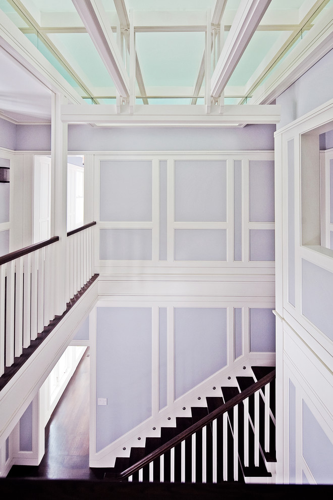 Inspiration for a cottage staircase remodel in New York