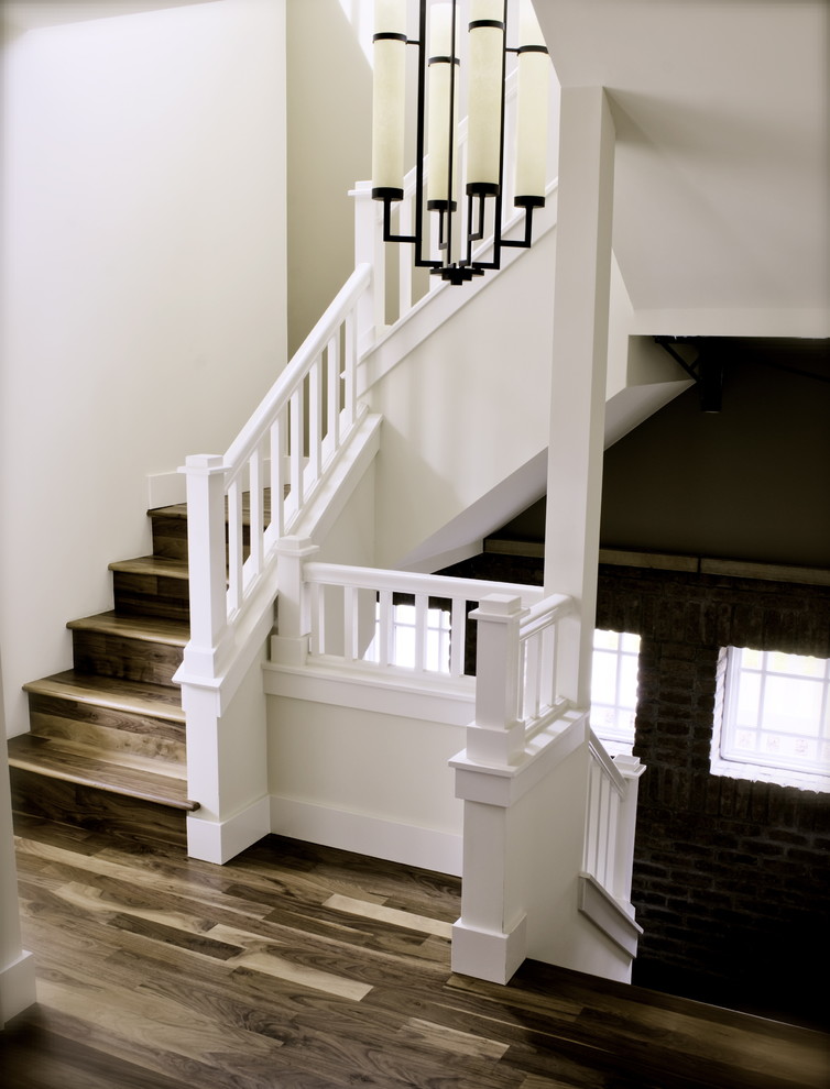 Example of a classic staircase design in Denver
