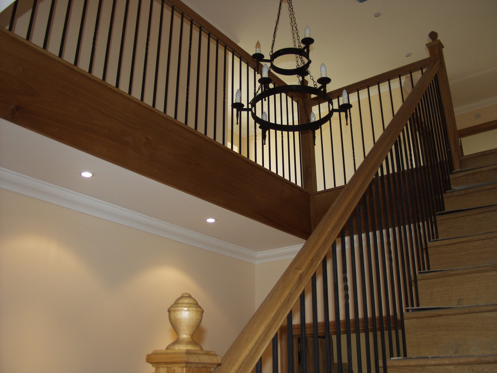 Example of a classic staircase design in Oxfordshire