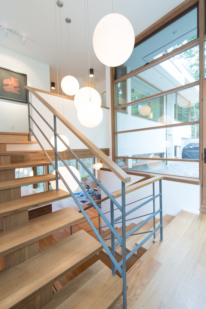This is an example of a classic staircase in Vancouver.
