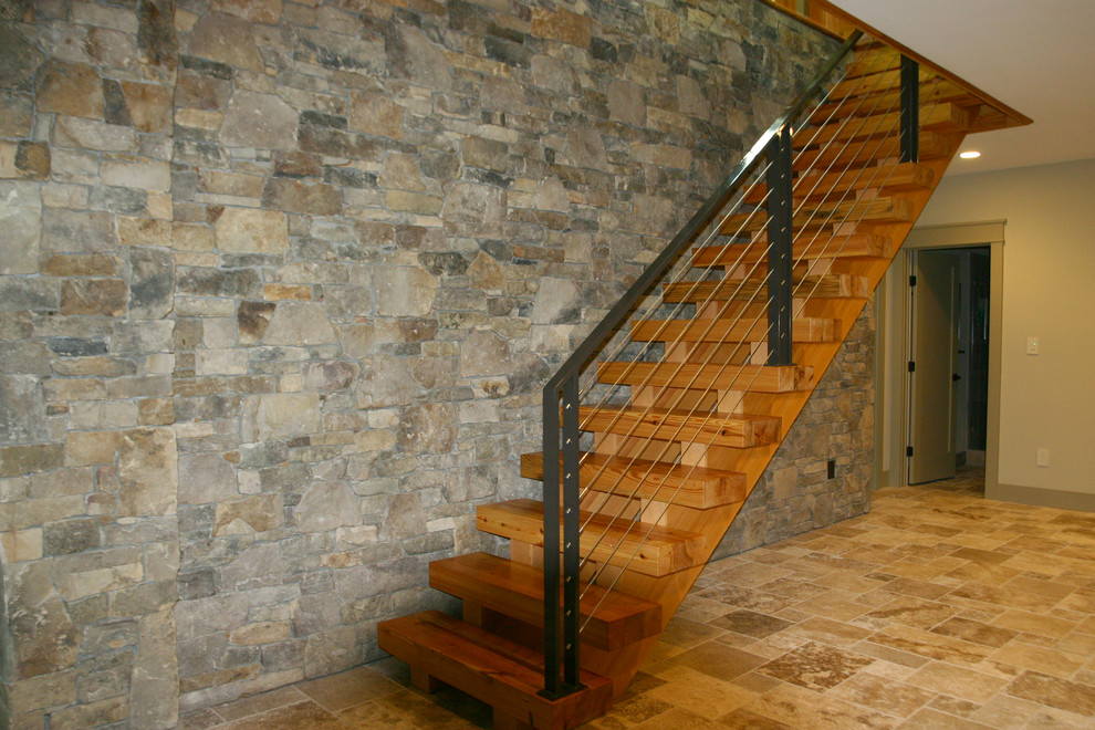 Photo of a rustic staircase in Richmond.