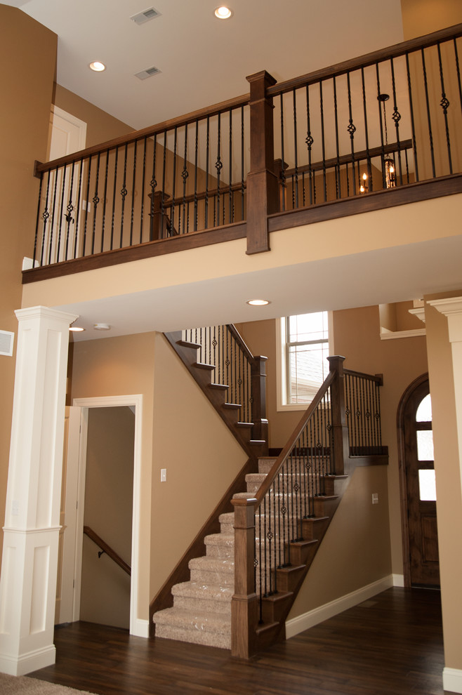 Staircase - traditional staircase idea in St Louis