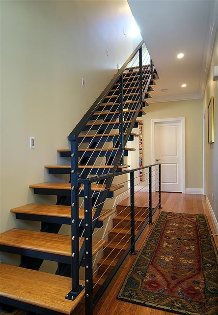 Bungalow Remodel With Contemporary Interior Contemporary Staircase Salt Lake City By Renovation Design Group Houzz