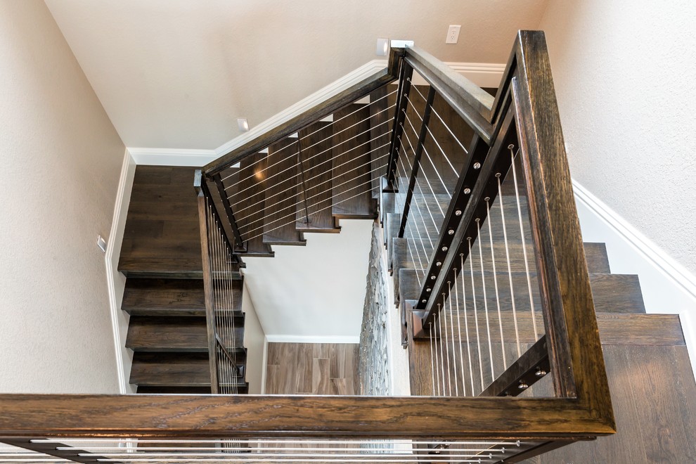 Cable Railing Staircase Staircase Miami by Florida Stairworks