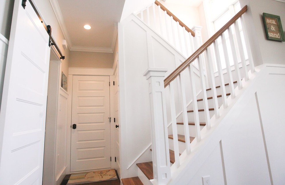Cape May Craftsman Staircase Philadelphia by Bowman Walker