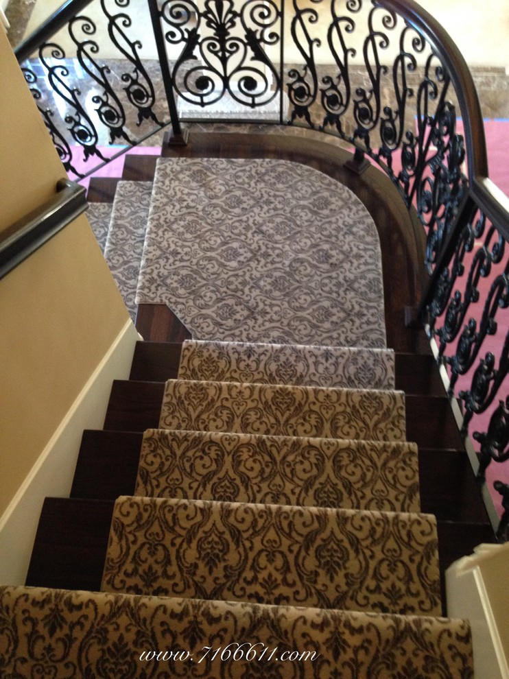Inredning av en klassisk trappa