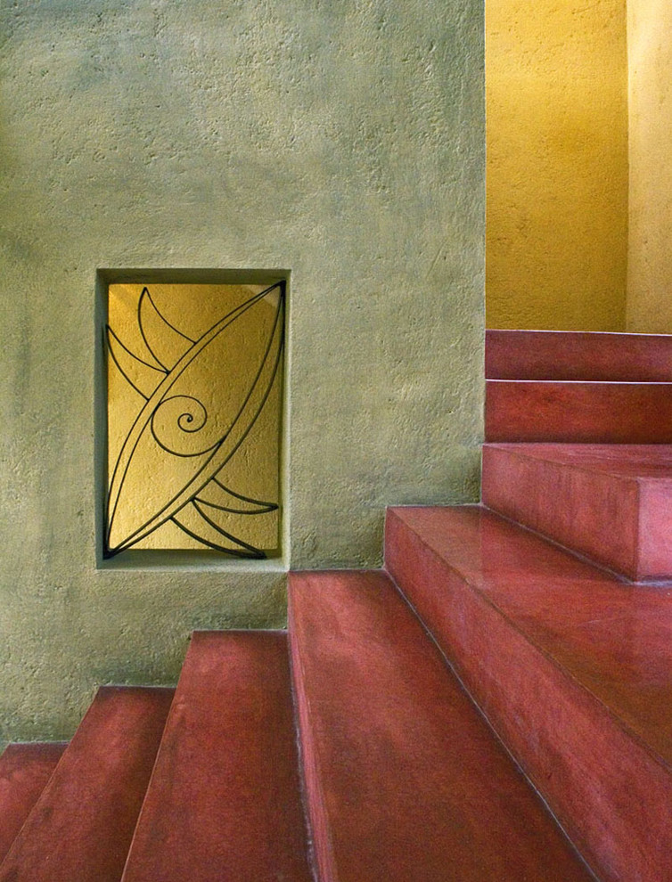 Design ideas for a staircase in Mexico City.