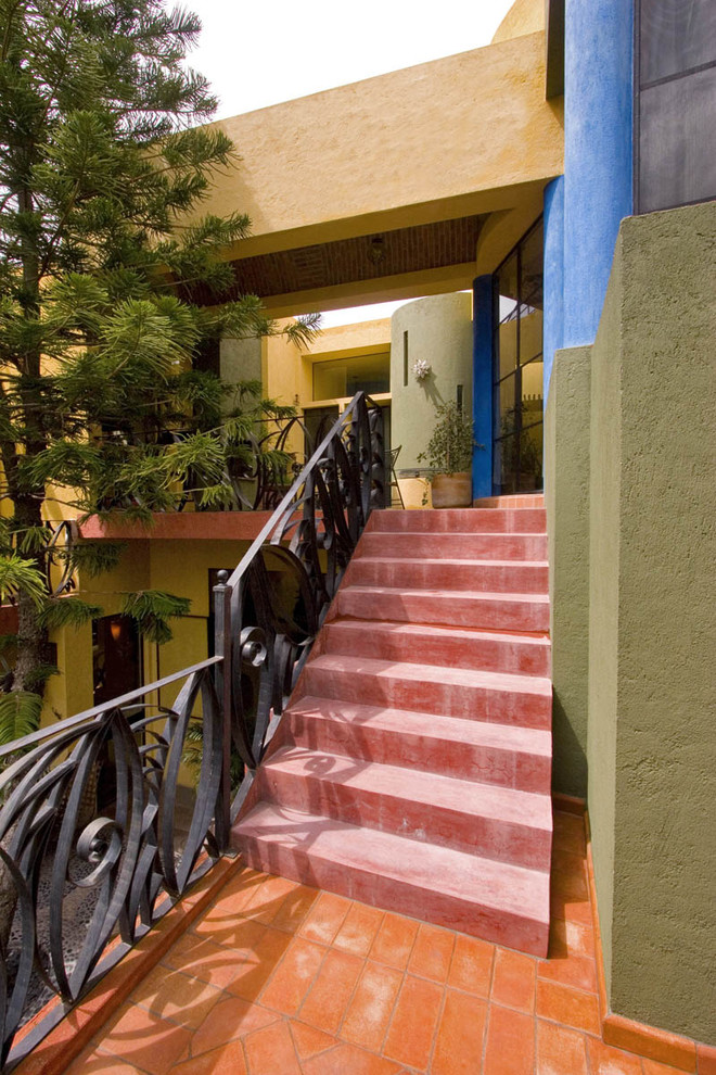 Exemple d'un escalier sud-ouest américain.