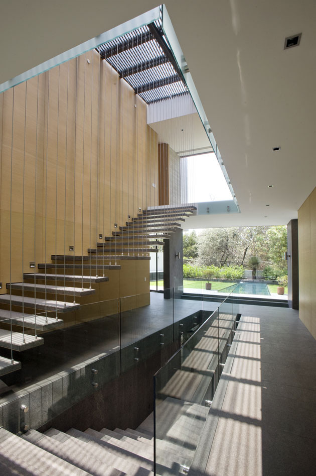 Inspiration for a contemporary staircase remodel in Mexico City