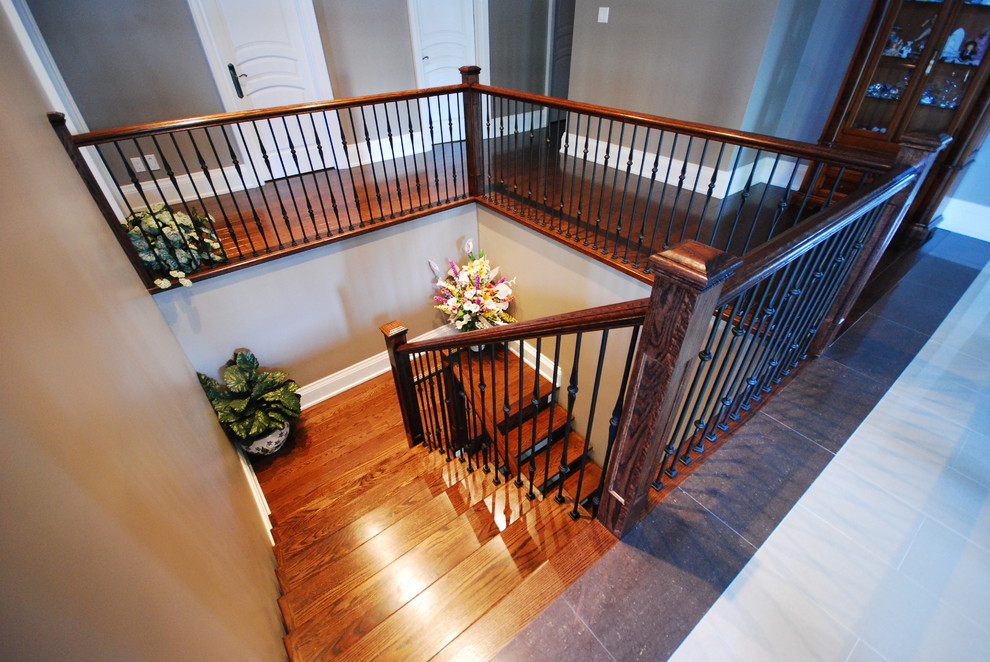 Castellano Modern Staircase Toronto by Deluxe Stair & Railing