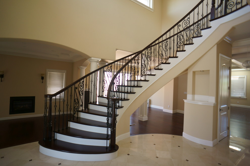 Inspiration for a timeless staircase remodel in Denver